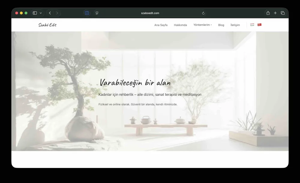 Szabó Edit website